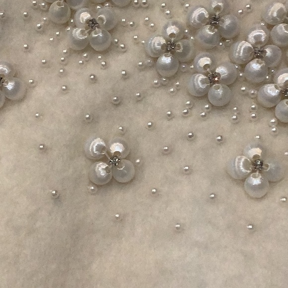 Vintage White bling Angora Sweater /top - Picture 4 of 6